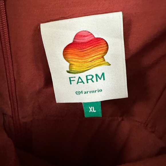 Farm Rio Rust Maxi Dress - Picture 4 of 6